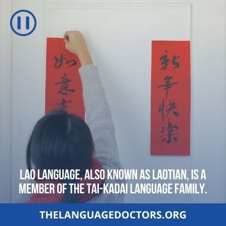 Lao is Another easiest Asian language to learn-select this language to start your learning journey