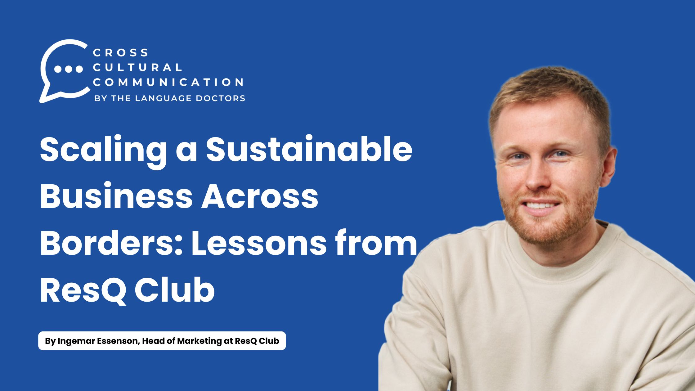 Scaling a Sustainable Business Across Borders: Lessons from ResQ Club