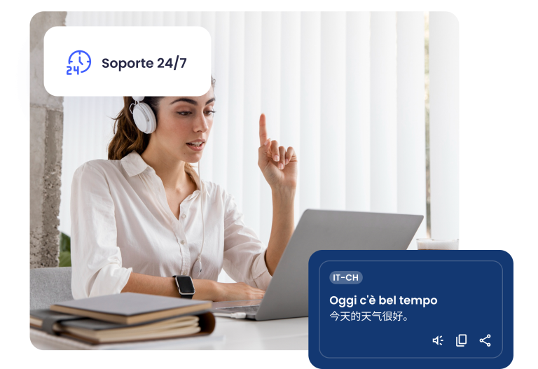 Acceda a Más de 200 Idiomas