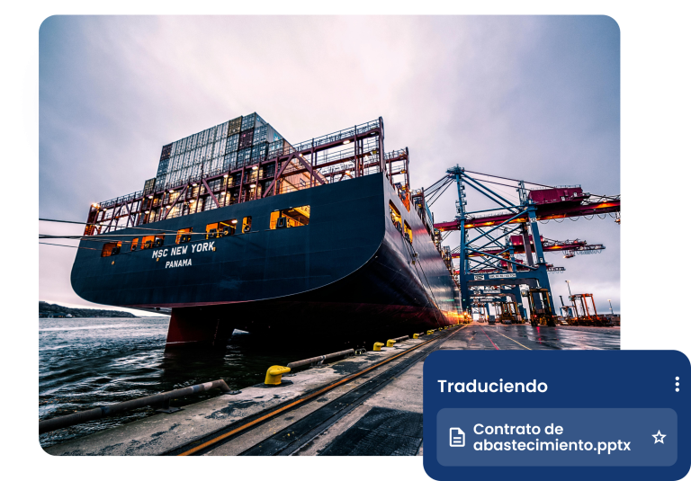 Servicios de Traducción Integrales para Equipos de Cadena de Suministro, Logística y Adquisiciones