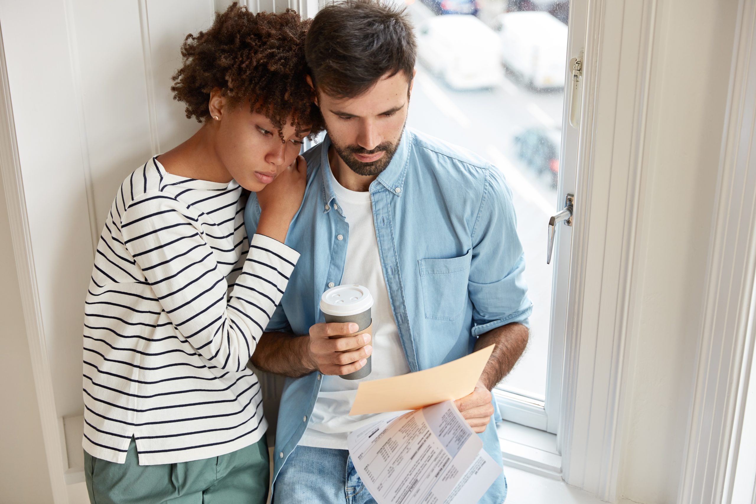 Diverse partners have business connections, direct contact work together at domestic atmosphere